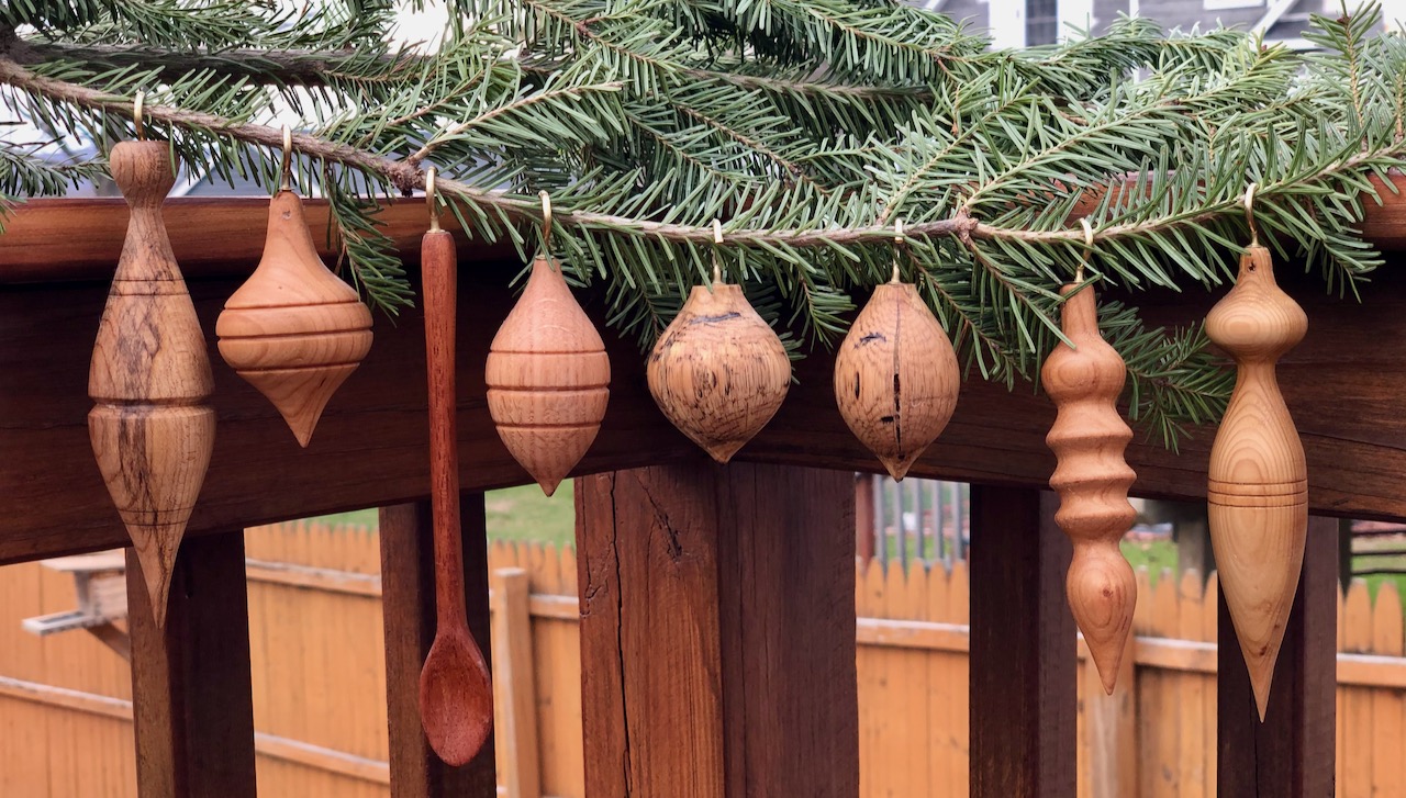Turning Christmas Ornaments